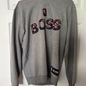 BOSS Men's NBA Cotton-Blend Hoodie size Large. Cotton/polyester/elastane.